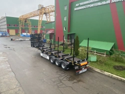 Three-Axle Log Transport Semi-Trailer PL-24 PL-24L with BPW Axle