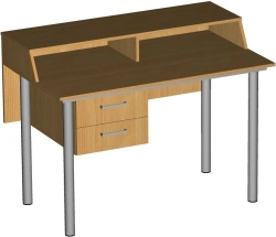 Demonstration Table with Metal Frame - Mobile/Extension