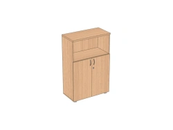 Medium Wide Document Cabinet with Niche 800*405*1230 mm ApShSN