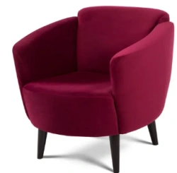 High-Durability Armchair with Wooden Legs 810*820*750 mm