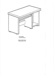 E30 Office Computer Desk "Strategy" Set, Milano & Gray Textures