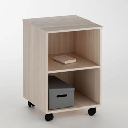 Mobile Cabinet on Wheels with 1 Shelf in Niche