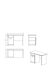 Writing and Conference Table with Cabinet (Series 103.1D.N)