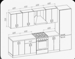 Complete Kitchen Furniture Set "Maria ZDRKD-3