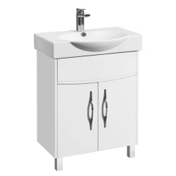 Aquaton Infinity 65H Bathroom Vanity in White 1A197201IF0101.A197.2.01I.F01.0