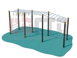 Adjustable Height Horizontal Bar with Accessories for Disabled - ATM-128