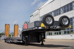 Specialized Heavy-Duty Semi-Trailer with Mechanical Ramps - Tverstroymaš 993931 Modification 0023