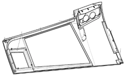 Left Side Mask S.15M-10.10.030 for Tram Carriages