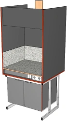 Fume Extraction Cabinet for Muffle Furnaces Series 31.09.11.190