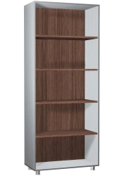 Wooden Office Shelf for Document Storage Favaris Model 39296