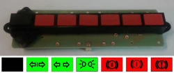 Control Lamp Block for Vehicle Signalization 2302.3803-10