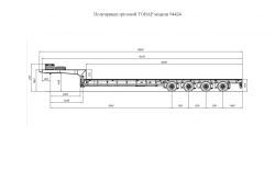 Tonar 94424 Freight Semi-Trailer with Tonar Axles 1130