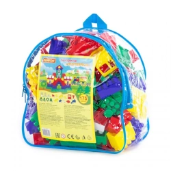 Giant Builder Construction Set with 175 Pieces (Backpack) - Model 8022