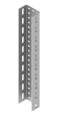 U-Profile BSUP 8K-00, Galvanized Steel, 85x50x200mm to 85x50x6000mm