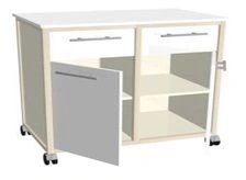 Mobile Cabinet KSTTm 0-03ABS with Aluminum Frame