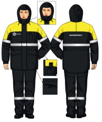 Women's Cold Temperature Protection Suit SFA225-103/001-DKB