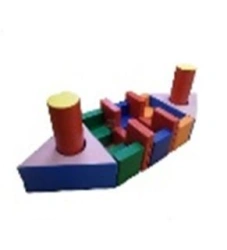 Flexible Foam Constructive Toy "Steamship" for Children