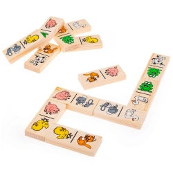 Wooden Animal Dominoes Set - 28 Pieces, Art. 5555-1