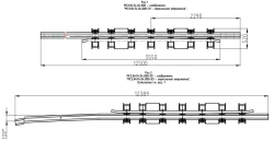 Cross Rail with Counter Rail Type R65 (Project MSZ.8434.04.000/-01/-02/-03)