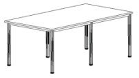 Fund Processing Table 2200x1200x800 mm