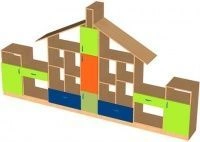 Children's Wooden Furniture Set for Playroom and Bedroom