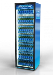Refrigerated Display Case for Beverages and Food, Model Super-8 FFD [R290]