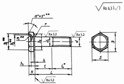 Fastening Bolt According to Technical Standards