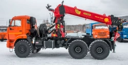 Truck Tractor with Crane (INMAN IM150N, IM320), Model 336966 on KAMAZ-43118-50/A5/RR/RS Chassis