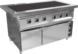 Electric Stove with 6 Burners KEP-6SHZ-01 for Commercial Use