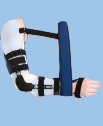 Orthopedic device for elbow and shoulder joints