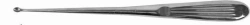 Oval Bone Curette "Volkmann" with Hollow Handle No. 00