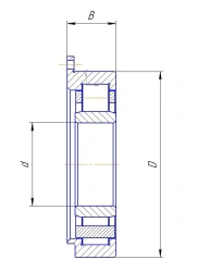 Rolling Bearing 5-812717P-TU 3900-A