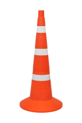 750mm Soft Signal Cone with 3 Stripes – Model KS-3.8