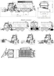 Combined Road Machine PS-10 for Snow and Ice Removal