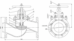 Flanged Shutoff-Regulating Valve DN 100 PN 10 Series 458 (KMIА.491125.003-05)