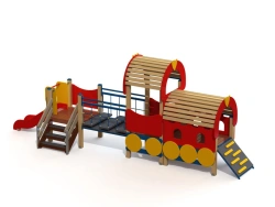 Locomotive with 1 Carriage and Slide N=700 mm - MF 4.061