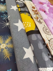 Printed Cotton Fabric "Polina" 100% Cotton, 80cm wide, 86g/m²