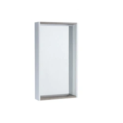 Bella Mirror Aquaton, White, Model 1A221702BBAZ01.A221.7.02B.BAZ.0