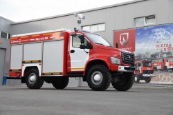 Fire Tanker Vehicle AC-(1.0-3.0)-?, Type 58811, Modification 58811A on GAZ-C41R31, GAZ-C41R33