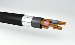 Power Cables with Copper Conductors and Plastic Insulation, 1 kV, VKaShv