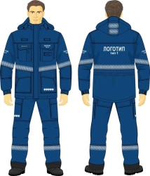 Thermal Protection Suit for Men with Arc Flash Resistance Level 3