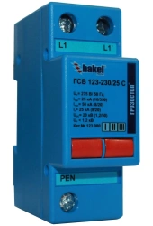 Surge Protective Device GSV123-230/25 C (LT), Cat. No. 123 100