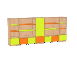 Children's Toy Storage Wall "Fairy Tale" Model SI-SK