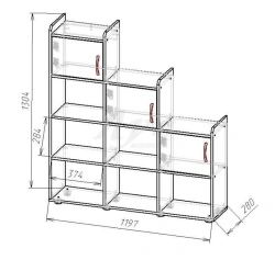 Children's Toy Storage Rack - Perfect for Organizing Toys