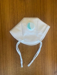 Disposable Non-Sterile FFP2 KN95 Respirator Mask with Exhalation Valve