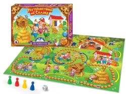 Fairy Tale Adventure Board Game "Three Little Pigs