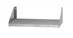 Open Wall Shelf for Food Service and Retail Spaces