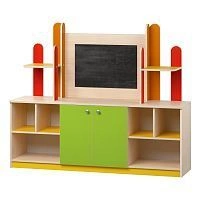 Drawing Corner 'Why?' with Open and Closed Shelves