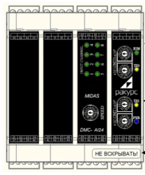 Digital Signal Converters MIDAS DMC-AI24 for Voltage and Current Measurement
