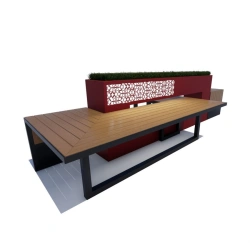 Parklet Bench "Concept" Model 26702